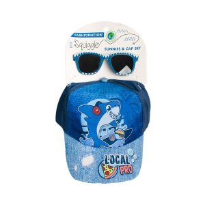 Shark Peak Cap and Sunglasses