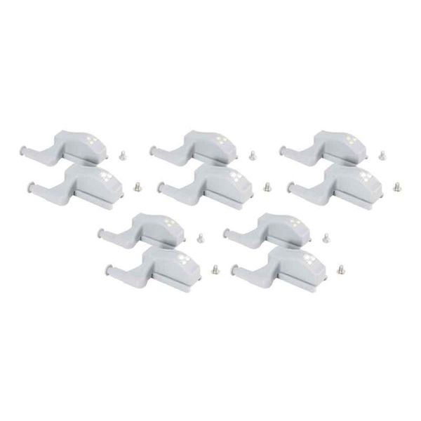 10Led Wardrobe Hinge Light Under Cabinet Light Cupboard Sensor Lights