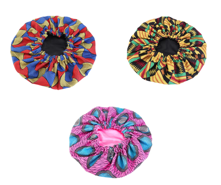 3 Pack Satin-lined Bonnets