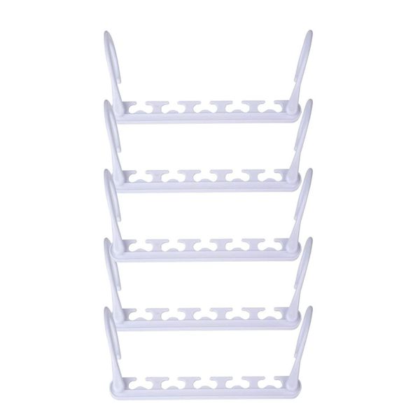 Black Space Saving Hangers for Clothes,5 Pack Hangers Closet Space Saving