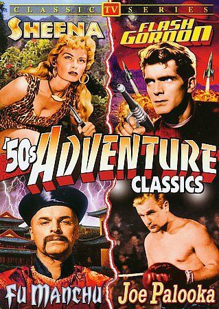 50's TV Adventure Classics: Sheena Queen of the Jungle/Flash Gordon/JOe Palooka and the Adventures of Fu Manchu - (Region 1 Import DVD)