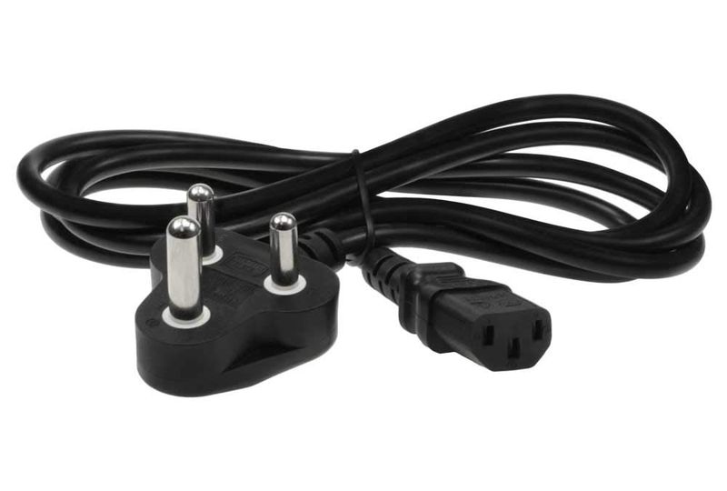 SlingTech South Africa 3-pin Plug to IEC C13 Power Cord-1.8m