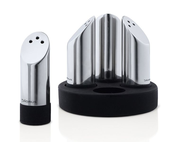 Blomus Salt Shaker Set Polished Ovo - 4 Piece
