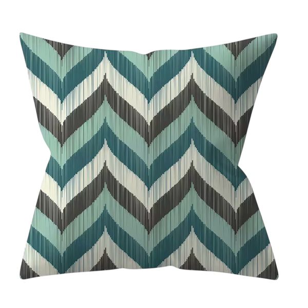 Ziggy Teal Plush Luxury Continental Scatter Cushion Cover 60cm by 60cm