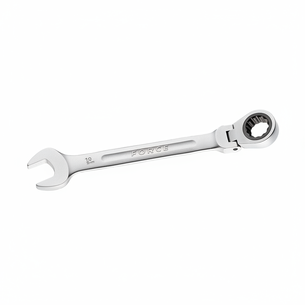 Force 19 mm Flexible Ratcheting Gear Wrench for Tight Spaces
