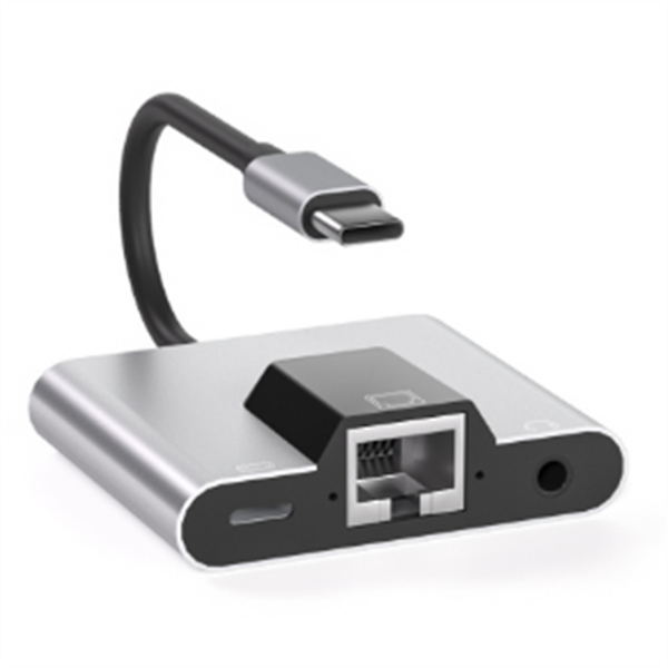 Type-C to Ethernet LAN Network Adapter Hub for Laptop Mobile Phone
