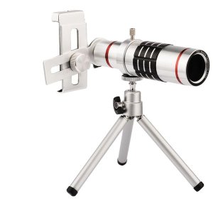 Cell Phone Camera Lens 18X Telephoto Lens with Tripod &amp; Clip