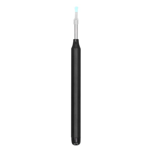 Wireless Otoscope Ear Wax Removal Tool for Smartphone, Black Camera Cleaner
