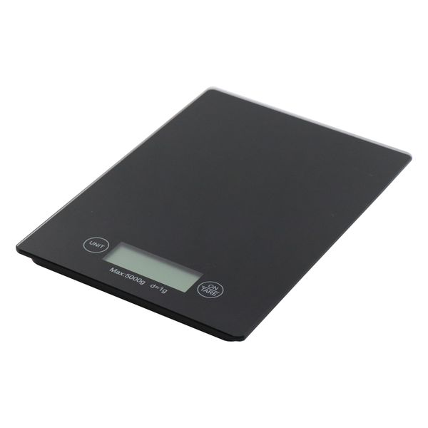 Regent Kitchen Digital Platform Scale Mixed Black/White, 5kg (230x160x20mm)