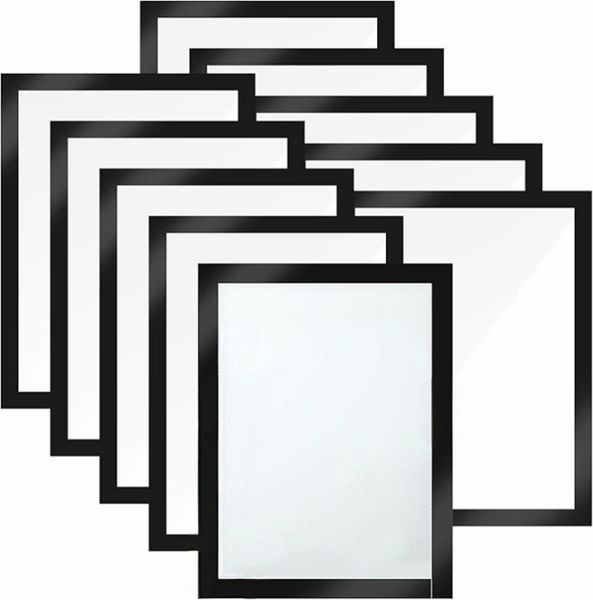 10pcs A4 Magnetic File Display Holder Self Adhesive Photo Frame