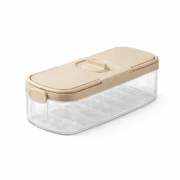 4 Pack - Rectangular Food Storage Container With Snap-On Clip Lid