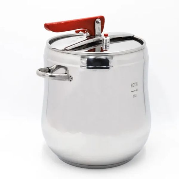 Pressure Cooker15L 23X28cm Stainless Steel Royal - Crockery Centre