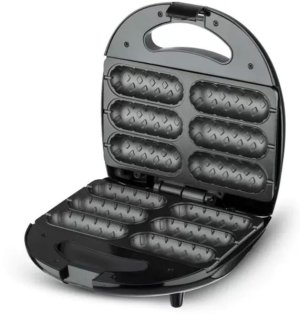 Sokany 6 Slot Electric Hot Dog &amp; Corn Dog Waffle Maker - Non-Stick Plates