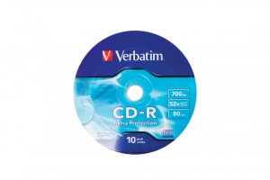 Verbatim Cd-R 52 X 700mb 10pk Wrap Extra Protection