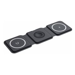 Killer Deals 3-in-1 15W MagSafe Folding Wireless Charging Station Compatible with Apple