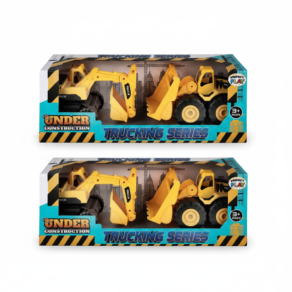 Perfect Play Vehicle Construction Trucks 2 Piece Set, 38 cm - 2 Pack