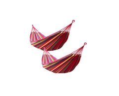 Pack 2 Heavy Duty Adult Hammock- Blue &amp; Green , Red, Yellow - ANV
