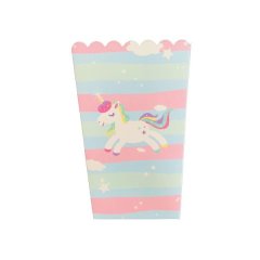 Rainbow Unicorn Popcorn &amp; Snack Box (Pack of 20)