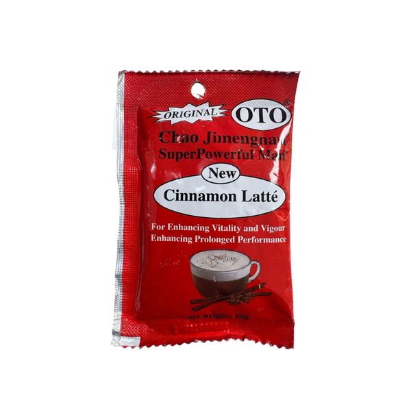 OTO Super Powerful Man Cinnamon Latte - Male Vitality &amp; Energy Drink Sachet