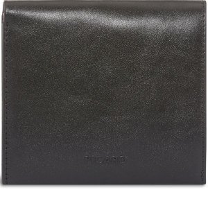 Picard Man's Square Apache Cow Leather Wallet - Black