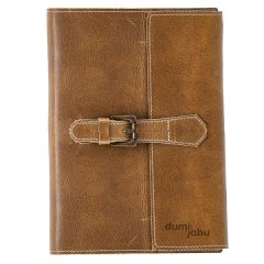 Genuine leather Flip-over notebook - A5