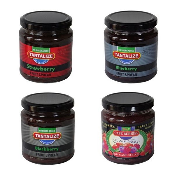 Tantalize Asst Berries Jam Gift Box - Sugar Free (4 x 340g)