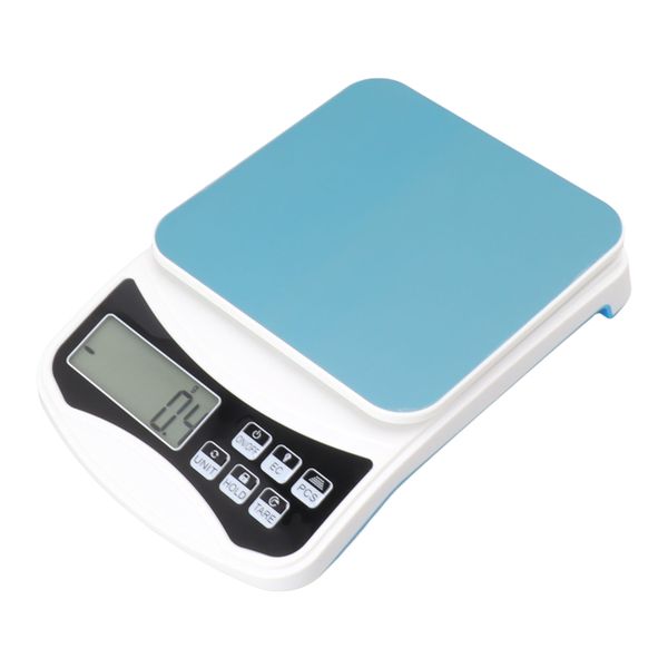 White Electric Scale 0.1g High Accuracy ABS Electronic Flat Food Scale