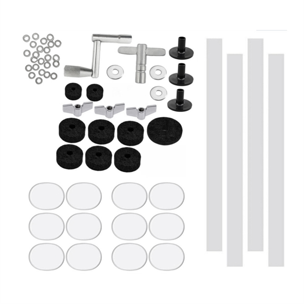 50Pcs Cymbal Stand Sleeves Cymbal Felts Drum Replacement Parts
