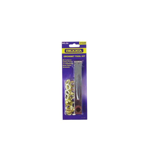 Dejuca - Gommet Tool Kit - N26 + 15 Eyelets - 10.0mm - 8 Pack