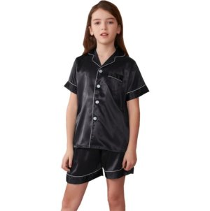 Sleepwear Set - Silk Summer Sleepwear - Girls, 5-14 Years Old