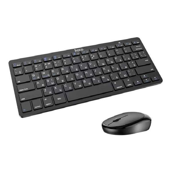 Hoco DI05 BT Wireless Keyboard and Mouse Set - Black