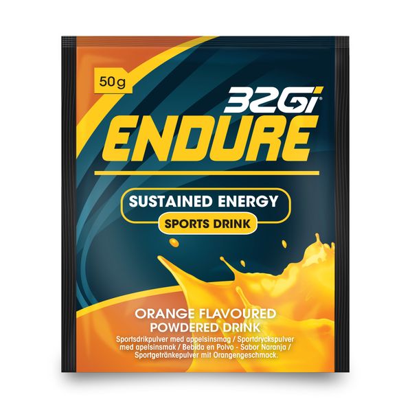 Endure - Sports Drink - Sustained Energy - 50g - Orange - 15 Sachets