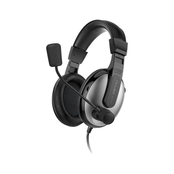 Mikuso HP-117 Wired Headphones Headset with Mic 3.5mm Dual Jack