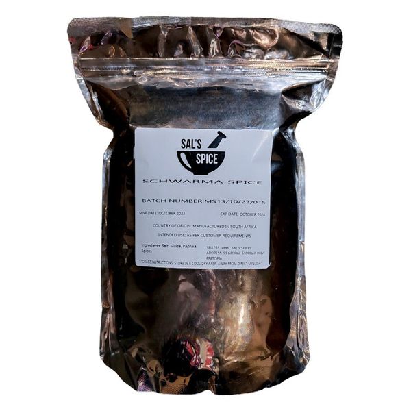 Sal's Spice Schwarma Spice - 10kg