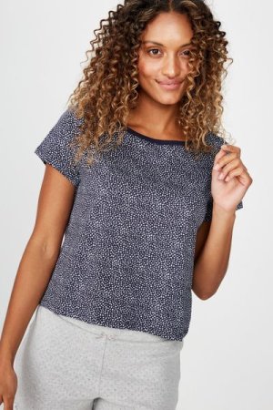 Women's Cotton On Jersey Bed T-Shirt - Midnight Spot