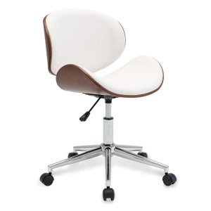 Ergonomic U-type Backrest Wood 360° Swivel Office Chair With Gas lift
