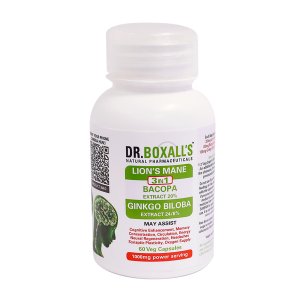 Dr Boxall's - Lion's Mane with Bacopa Monnieri and Ginkgo Biloba 60's