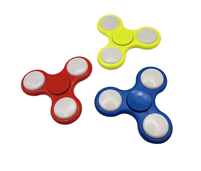 Romeo Super LED Light Fidget Spinners A pack - 3