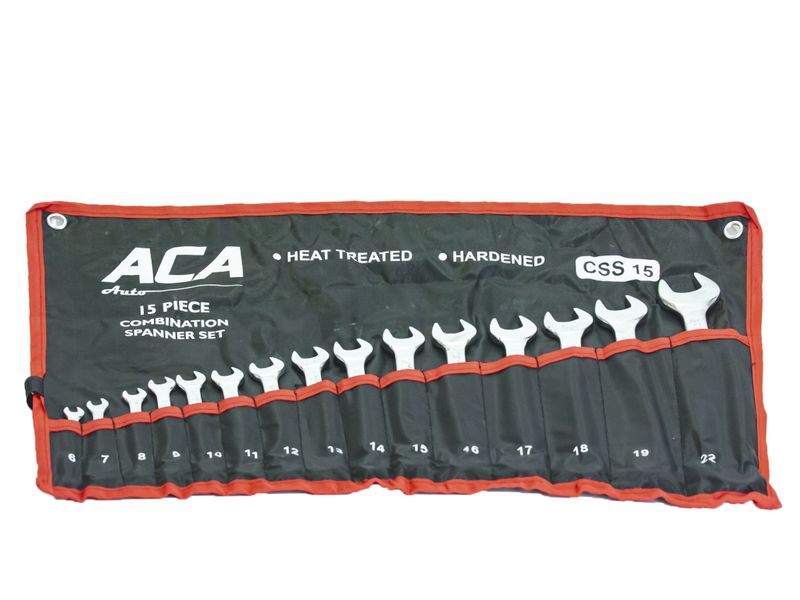 ACA Combination Spanner Set 15 Piece