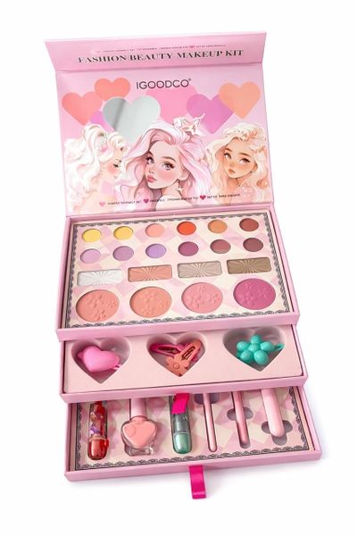 Fashion Beauty Makeup Kit - All-in-One Girls Glamour Set