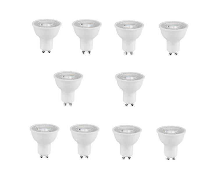 GU10 7W LED Rechargeable Load-shedding Emergency Indoor Downlights 10 Pcs