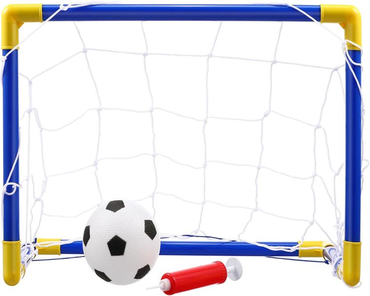 Easy Assembly Portable Kids Football Play Set Soccer Net Set -37x49x70 cm