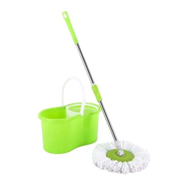 Green Plastic Flat 360 Rotating Mop
