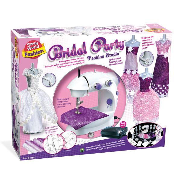 Small World Toys Fashion Studio Bridal Party Sewing Set