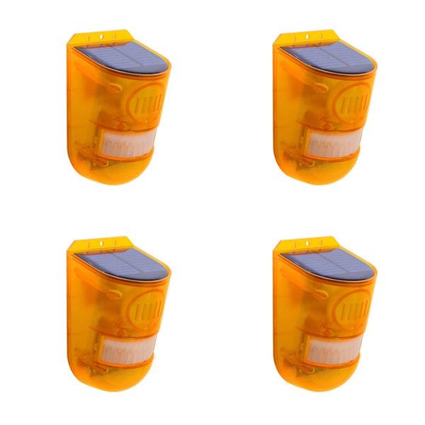 Solar Motion Sensor Alarm - 4 Pack