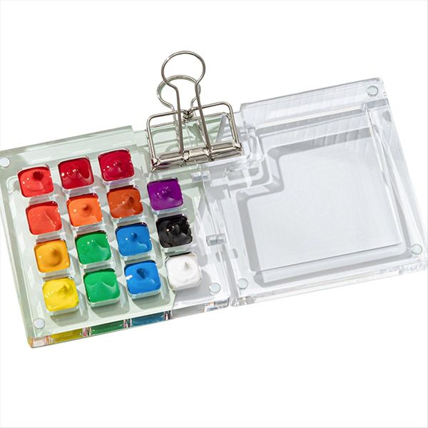 Travel Ready Paint Palette Bundle Mini Travel Paint Palette Acrylic a