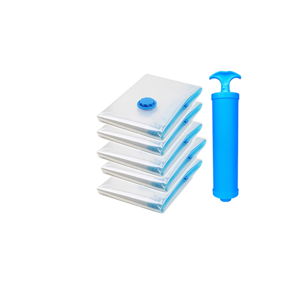 5 Pack Vacuum Storage Bags for Clothes Beddings Airtight - 50 x70cm