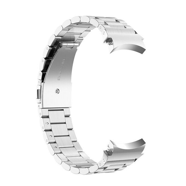 Stainless Steel Strap Compatible with Samsung Galaxy Watch 4/5/6/7 - Silver
