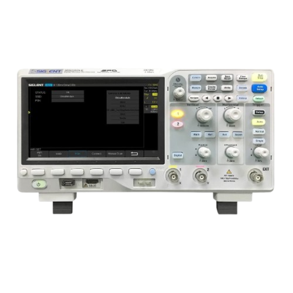 SDS2202X-E Siglent 200MHz 2CH Digital Oscilloscope, 2GSa/s, 7" TFT-LCD