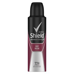 Shield Men Dry Musk Antiperspirant Deodorant Body Spray 6x150ml